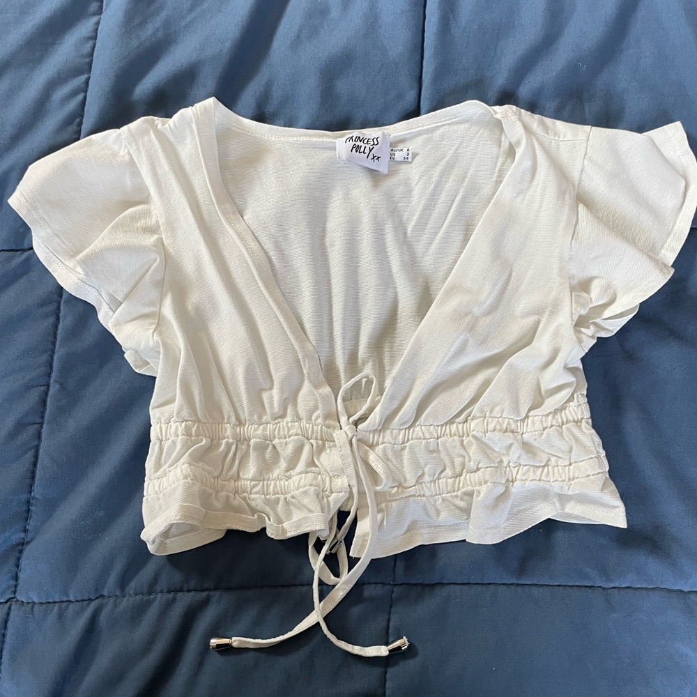 Princess Polly white crop